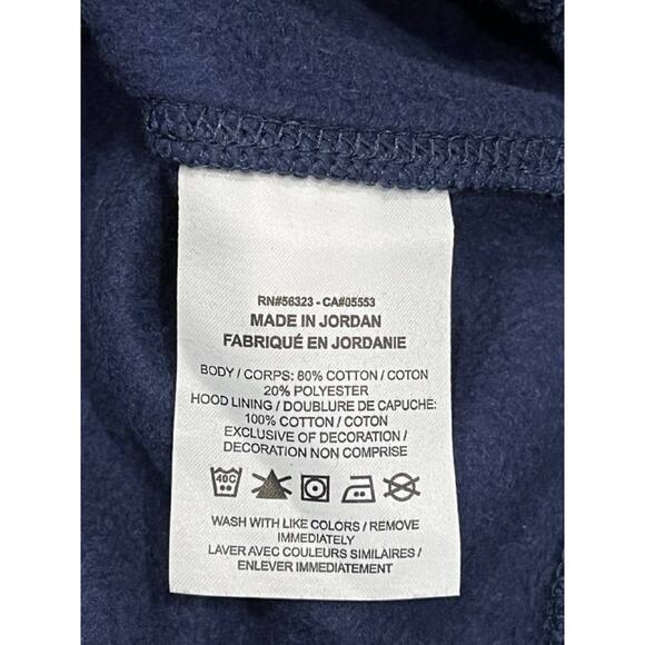 NIKE Baseball Y2K men Fleece Hoodie Navy XL A004464 - Picture 5 of 7